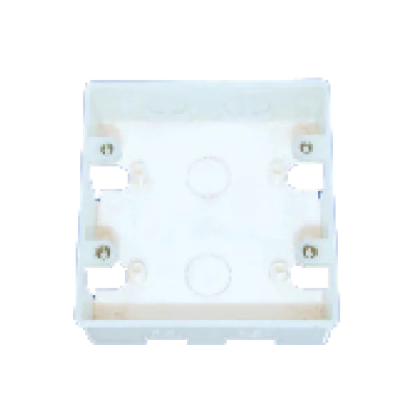 Hộp nhựa âm tường dùng cho mặt đôi KT110x106x40mm mã A157N2 1