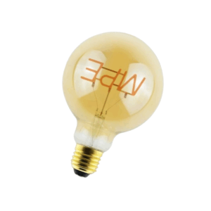 LED Bulb Filament MPE, thân đèn hình tròn 5W ánh sáng vàng FLM-MPE 6
