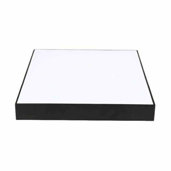 LED Downlight ốp nổi tràn viền đen, mặt vuông 32W ánh sáng vàng SSDLB-32V 1