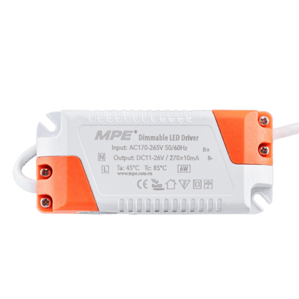 LED Panel âm trần nhôm, mặt tròn, điều chỉnh độ sáng 6W ánh sáng trung tính RPL-6N/DIM 2