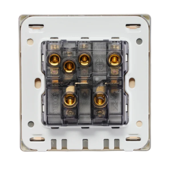 Mặt 3 công tắc 1 chiều 16A - 250V KT86x89mm mã S703 2