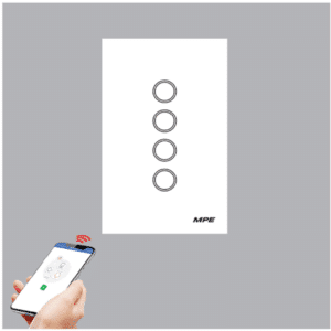Mặt 4 công tắc, điều khiển Wifi SW4/SC