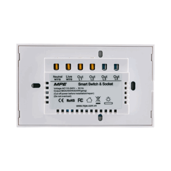 Mặt công tắc rèm cửa, điều khiển Wifi CSW/SC 2
