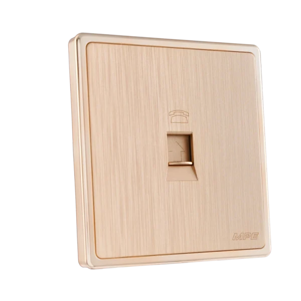 Mặt ổ cắm điện thoại KT86x89mm mã S7TEL 1