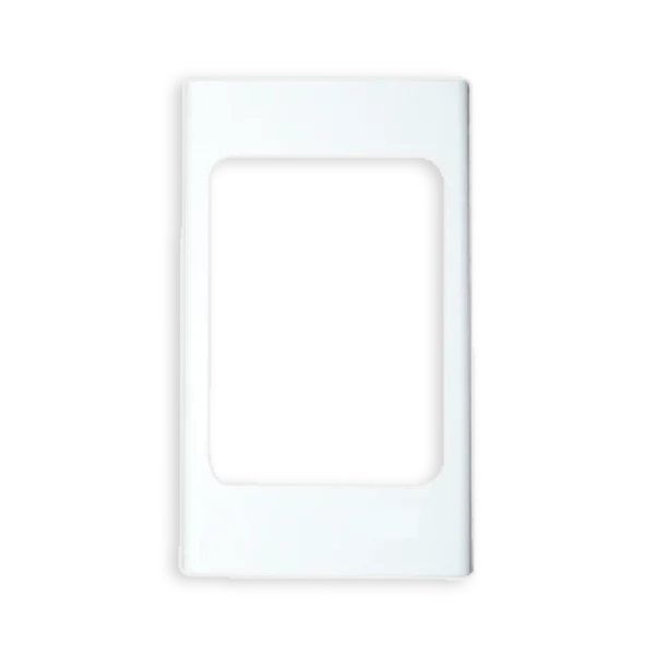 Mặt viền đơn màu trắng KT115x75mm mã A20-WE 1