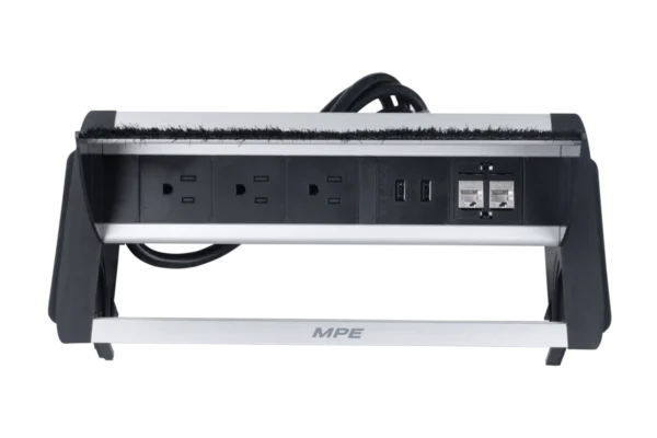 Ổ cắm âm bàn 3 ổ cắm ba chấu TBS2 1