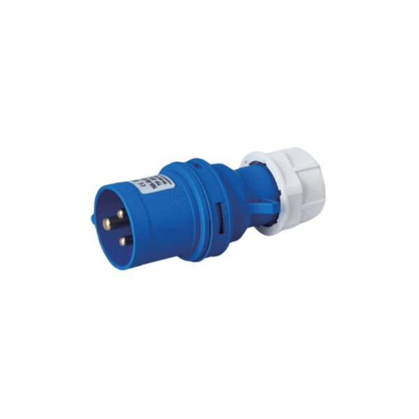 Phích cắm loại di động có kẹp giữ dây 3 cực, 16A, IP44 mã MPN2-013 2