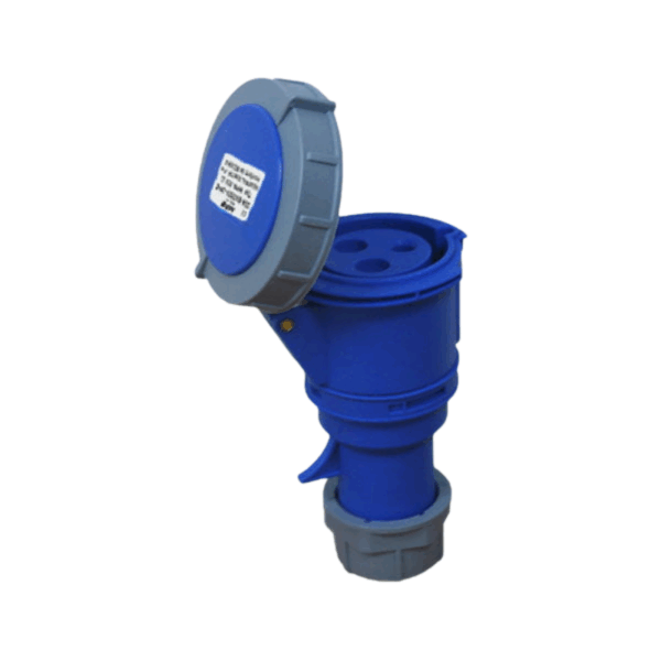 Ổ cắm di động có kẹp giữ dây 3 cực, 16A, IP67 mã MPN2-2132 1