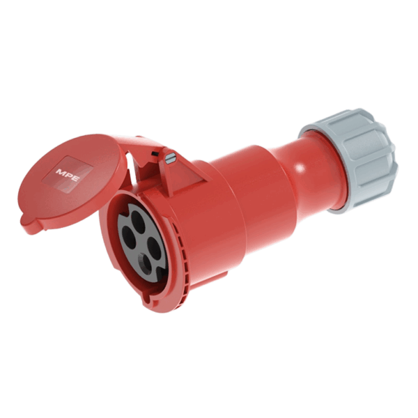 Ổ cắm di động có kẹp giữ dây 4 cực, 16A, IP67 mã MPN2-2142 2