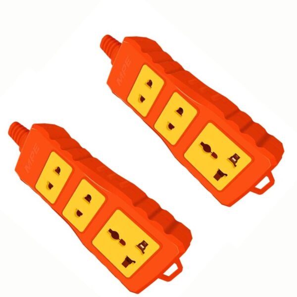 Ổ cắm di động siêu tải 1 ổ cắm đa năng 2 ổ cắm 2 chấu mã AMHP-3S 3
