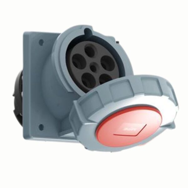Ổ cắm loại cố định bắt trên bảng điện xéo 4 cực, 125A, IP67 mã MPN2-4442 3