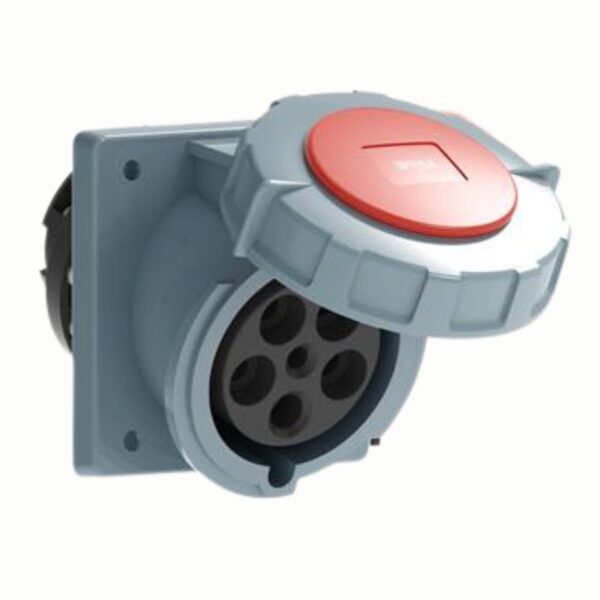 Ổ cắm loại cố định bắt trên bảng điện xéo 4 cực, 125A, IP67 mã MPN2-4442 2