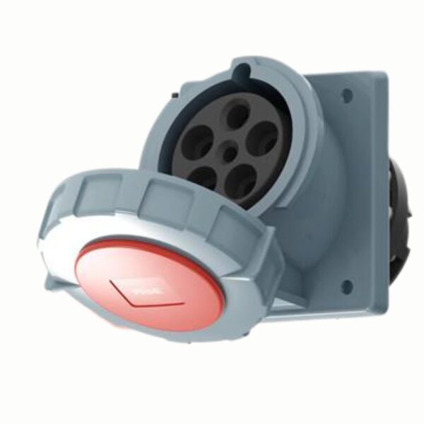 Ổ cắm loại cố định bắt trên bảng điện xéo 4 cực, 125A, IP67 mã MPN2-4442 1
