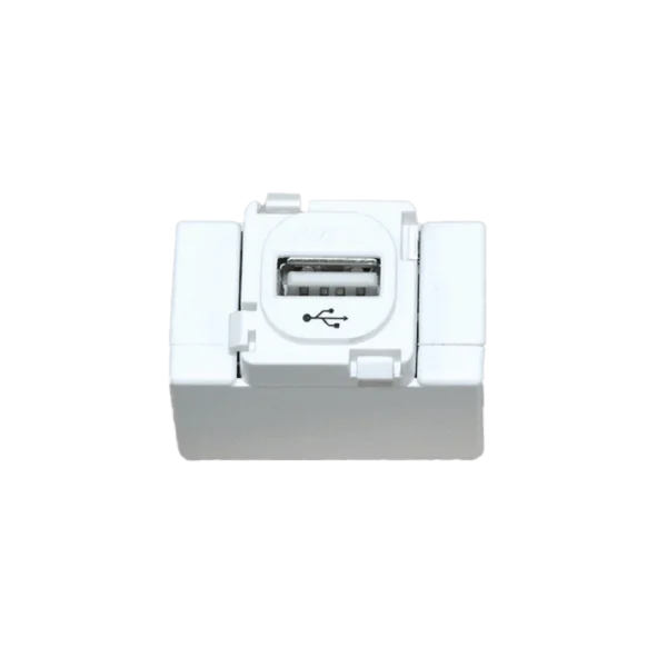 Ổ cắm sạc USB, dòng điện DC 5V-1000mA mã A30USB 1