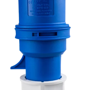 Phích cắm loại di động có kẹp giữ dây 3 cực, 16A, IP44 mã MPN-013 6