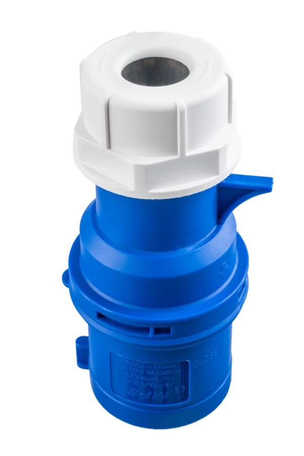 Phích cắm loại di động có kẹp giữ dây 3 cực, 16A, IP44 mã MPN-013 2