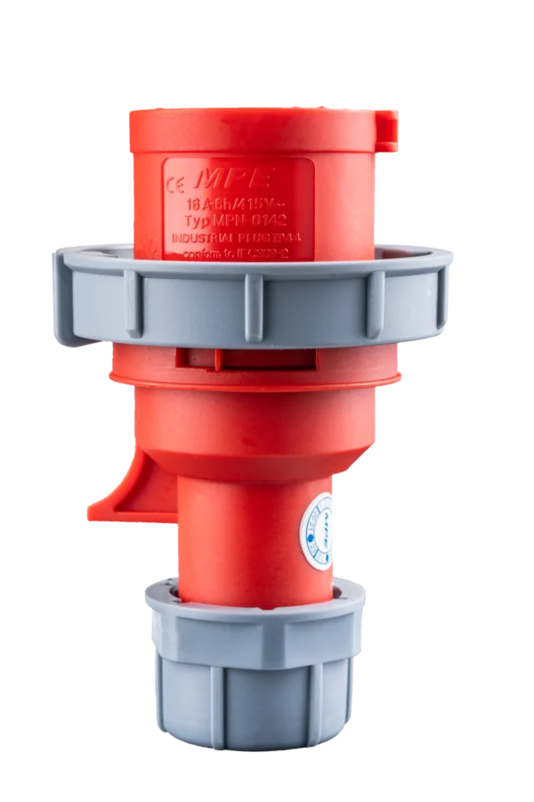 Phích cắm loại di động có kẹp giữ dây 4 cực, 16A, IP67 mã MPN-0142 1