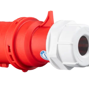 Phích cắm loại di động có kẹp giữ dây 4 cực, 32A, IP44 mã MPN-024 4