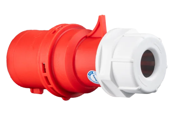 Phích cắm loại di động có kẹp giữ dây 4 cực, 32A, IP44 mã MPN-024 2