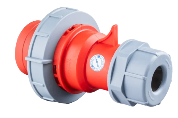 Phích cắm loại di động có kẹp giữ dây 4 cực, 32A, IP67 mã MPN-0242 2