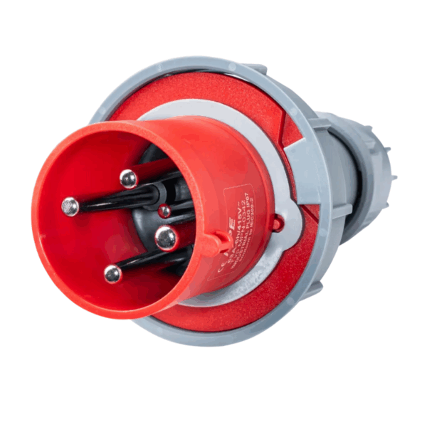 Phích cắm loại di động có kẹp giữ dây 4 cực, 125A, IP67 mã MPN2-044K 1