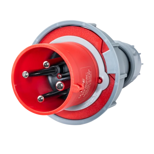 Phích cắm loại di động có kẹp giữ dây 4 cực, 63A, IP67 mã MPN-0342 1