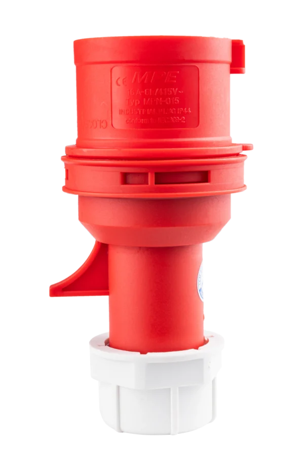 Phích cắm loại di động có kẹp giữ dây 5 cực, 16A, IP44 mã MPN-015 2
