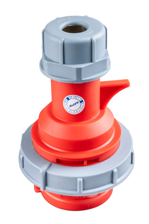 Phích cắm loại di động có kẹp giữ dây 5 cực, 16A, IP67 mã MPN-0152 1