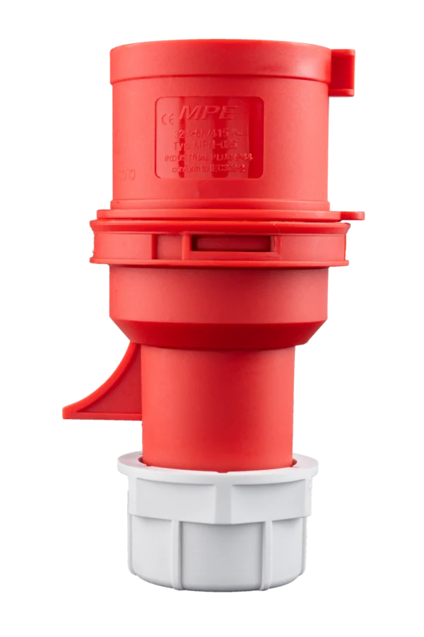 Phích cắm loại di động có kẹp giữ dây 5 cực, 32A, IP44 mã MPN-025 1