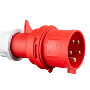Phích cắm loại di động có kẹp giữ dây 5 cực, 32A, IP44 mã MPN-025 5