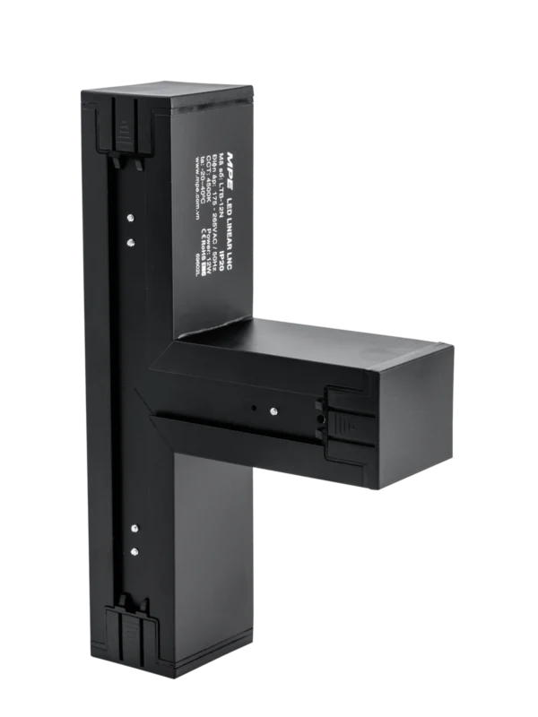 Phụ kiện thanh nối T thân màu đen có đèn 12W ánh sáng trung tính dùng cho Seri LNC mã LTB-12N 1