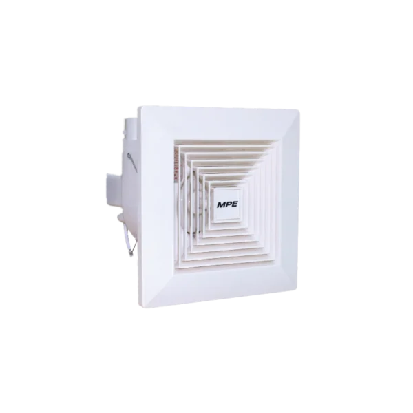 Quạt hút âm trần có mặt che bảo vệ, mặt vuông, đục lỗ trần 250mm mã AFC-250 1