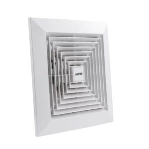 Quạt hút âm trần mô tơ bạc đạn, mặt vuông, đục lỗ trần 198mm mã AFC2-130 4