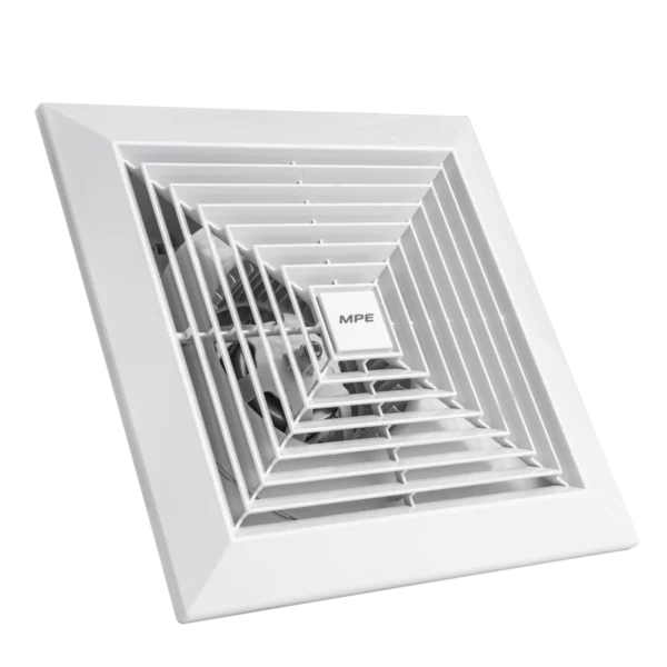Quạt hút âm trần mô tơ bạc đạn, mặt vuông, đục lỗ trần 258mm mã AFC2-300 2
