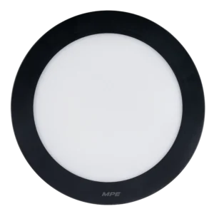 LED Panel ốp nổi nhựa đen, mặt tròn 12W - 3 chế độ màu SRPLB2-12/3C