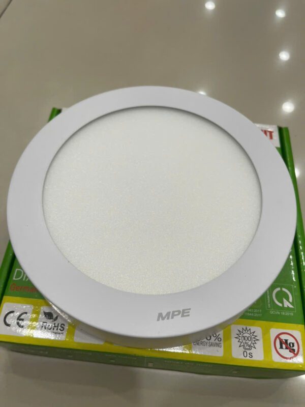 LED Panel ốp nổi nhôm, mặt tròn 18W ánh sáng trắng SRPL-18T 1
