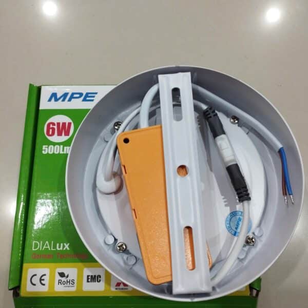 LED Panel ốp nổi nhôm, mặt tròn 6W - 3 chế độ màu SRPL-6/3C 2