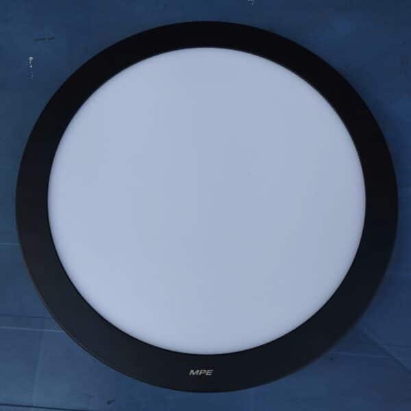 LED Panel ốp nổi nhôm, thân đen, mặt tròn 24W ánh sáng vàng SRPLB-24V 3