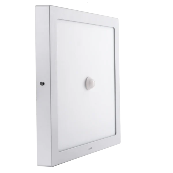 LED Panel ốp nổi nhôm, mặt vuông, cảm biến chuyển động 12W ánh sáng trắng SSPL-12T/MS 2