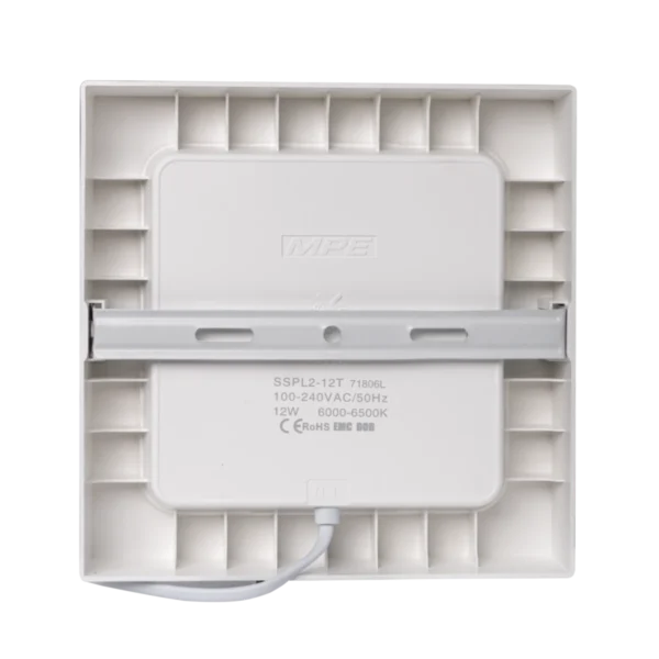 LED Panel ốp nổi nhựa, mặt vuông 12W - 3 chế độ màu SSPL2-12/3C 2