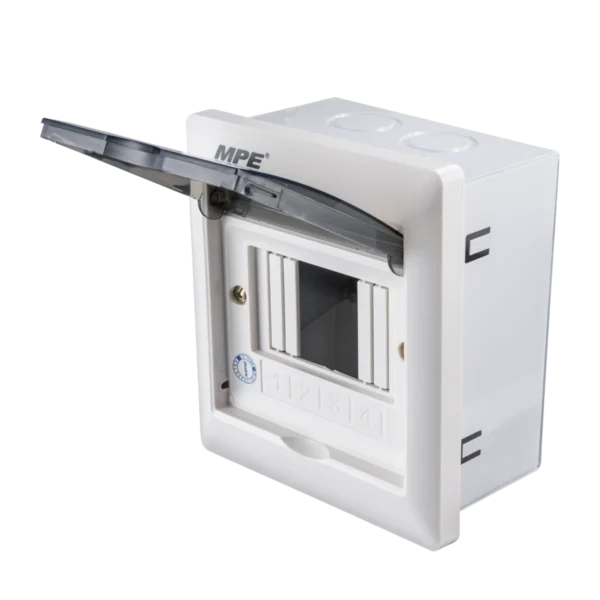 Tủ điện âm tường chứa MCB 2-4 cực mã TS-4 1