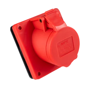 Ổ cắm loại cố định bắt trên bảng điện xéo 4 cực, 16A, IP44 mã MPN-414 3