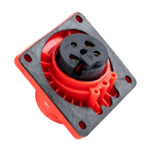 Ổ cắm loại cố định bắt trên bảng điện xéo 4 cực, 16A, IP44 mã MPN-414 4