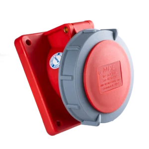 Ổ cắm loại cố định bắt trên bảng điện xéo 4 cực, 16A, IP67 mã MPN-4142 3
