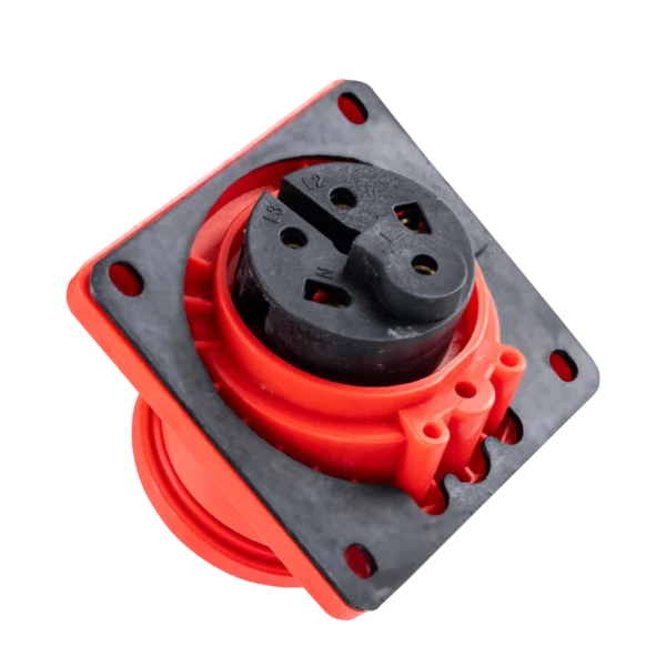 Ổ cắm loại cố định bắt trên bảng điện xéo 5 cực, 16A, IP44 mã MPN-415 2