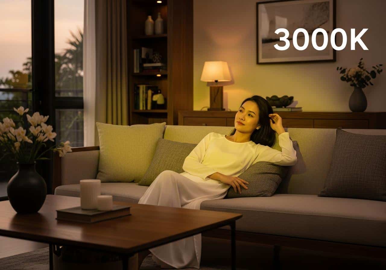Ánh sáng 3000k là gì 4 2. Đặc điểm nhận diện ánh sáng 3000K