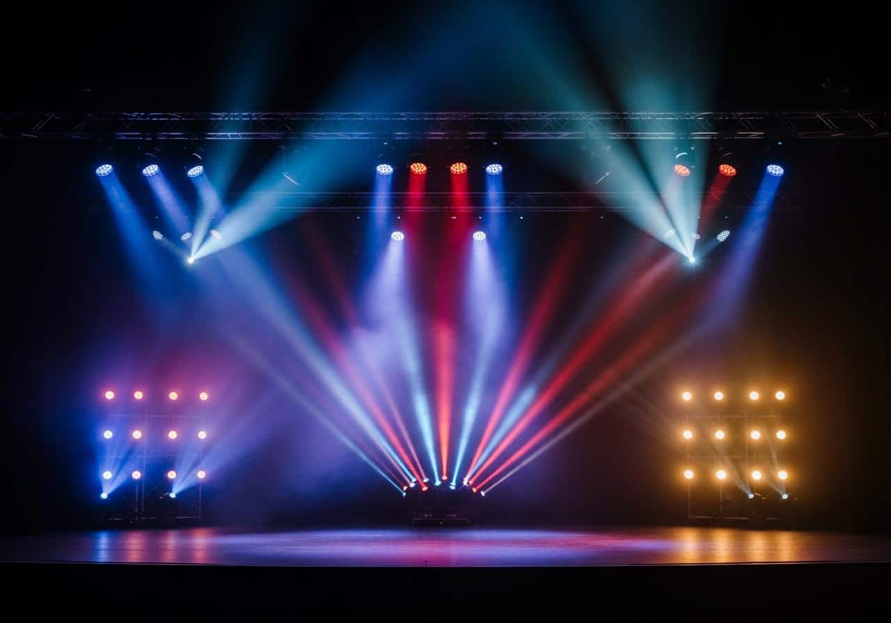 Bố trí đèn sân khấu 3 2. Các nhóm đèn sân khấu thường dùng và chức năng