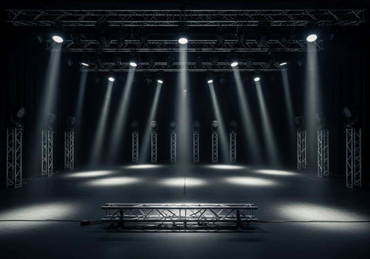 Bố trí đèn sân khấu 5 3. Vị trí bố trí đèn sân khấu theo tiêu chuẩn