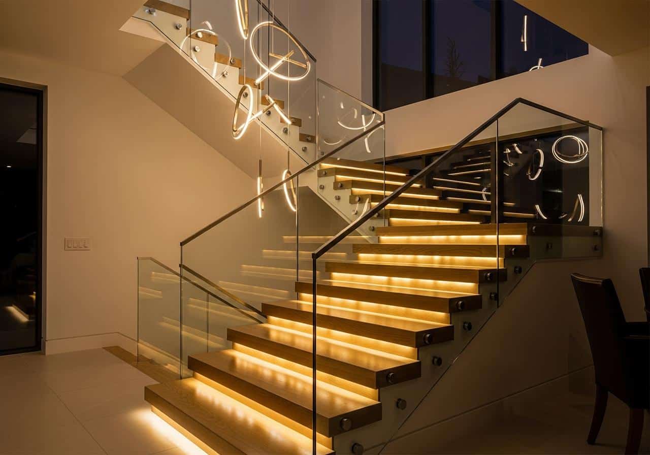 Bóng đèn trang trí cầu thang