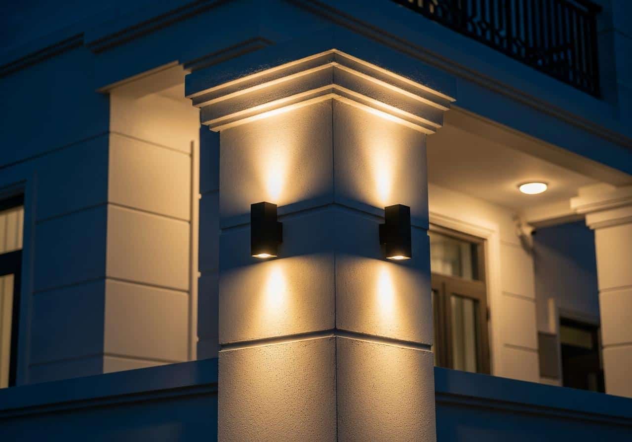 Bảng so sánh các loại đèn trang trí cột nhà